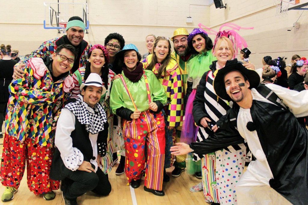 Adult students from DELS at local carnival