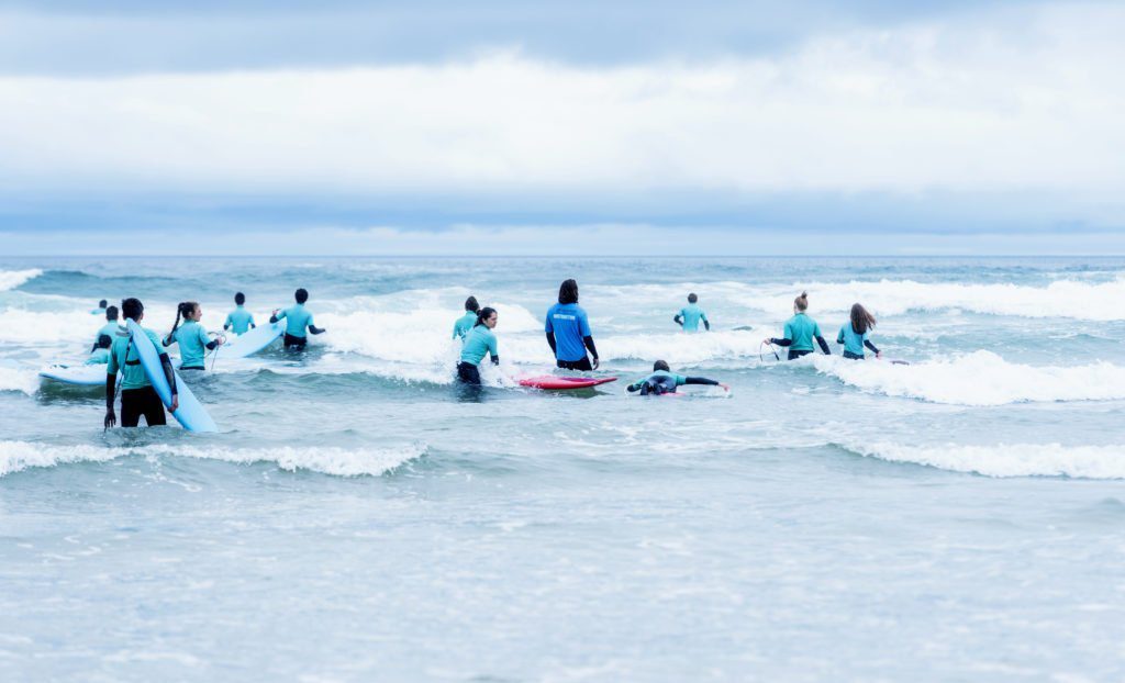 Learn English and Surfing with DELS