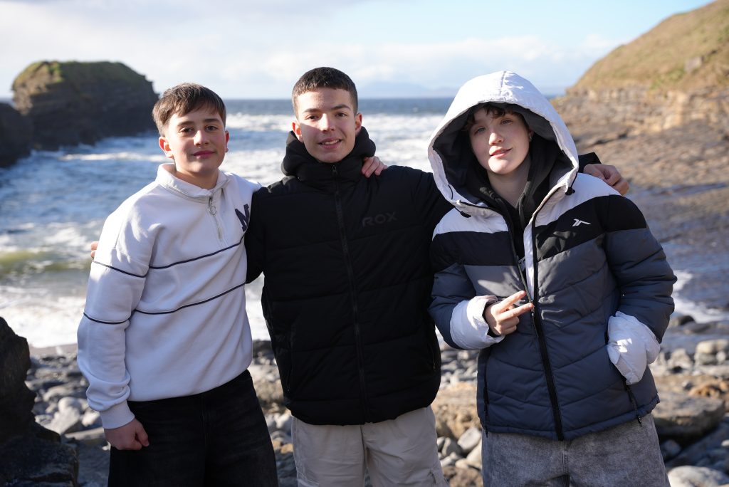happy students at donegal english language school